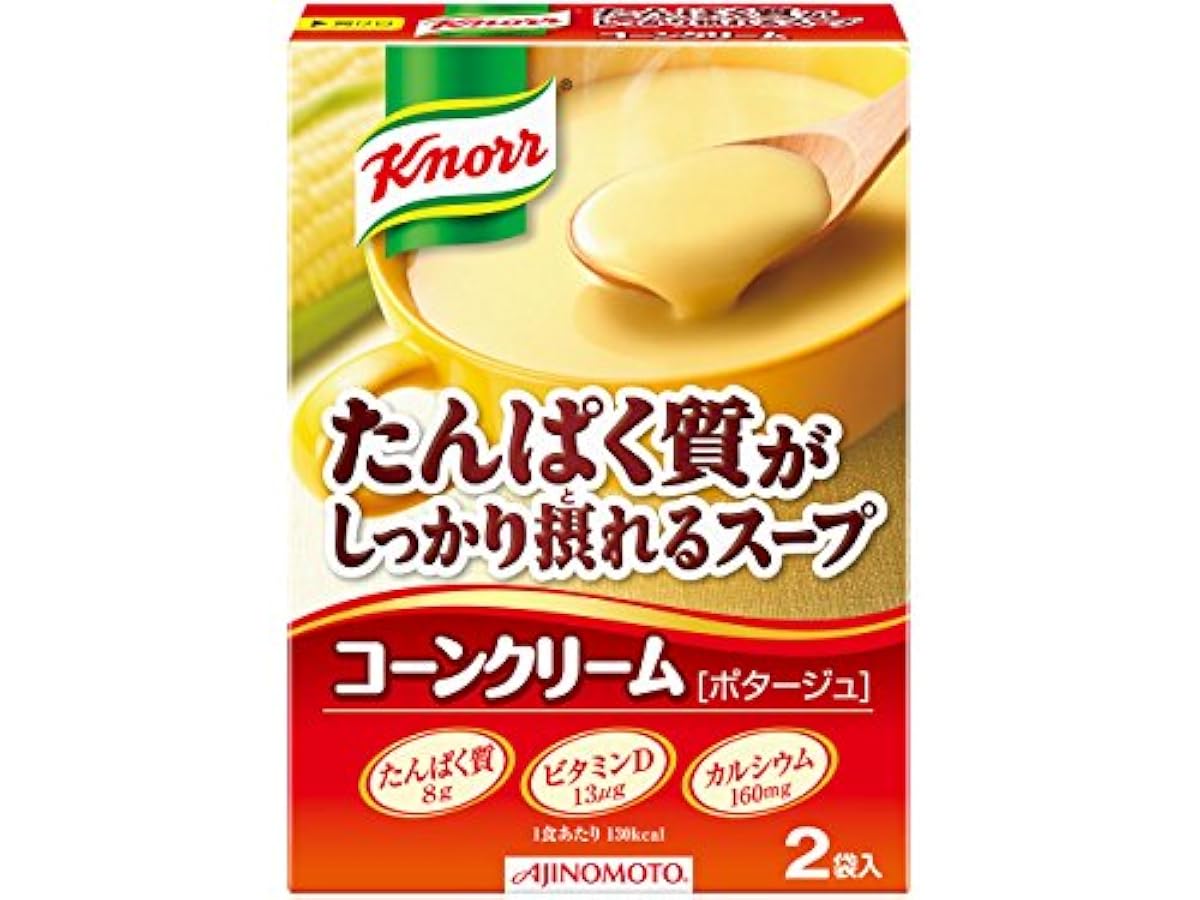 아지노모토 knorr 단백질이 확실히 섭취하 # 스프 콘 크림 58.4g×10상자-