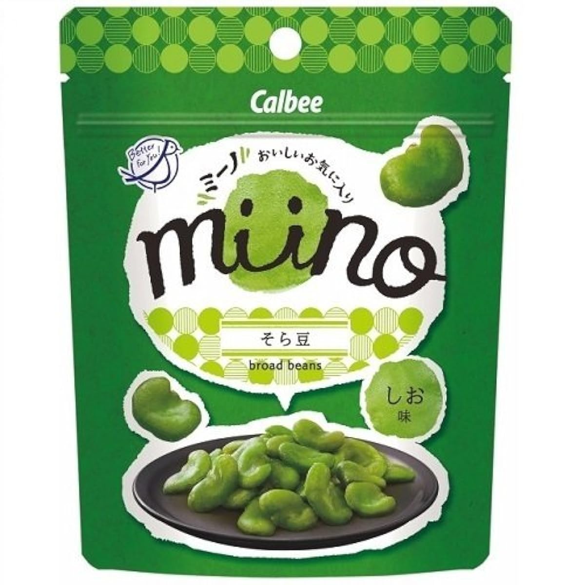(판로 한정품)Calbee miino (잠두)누에콩 짭짤한 맛 28g×12 포-