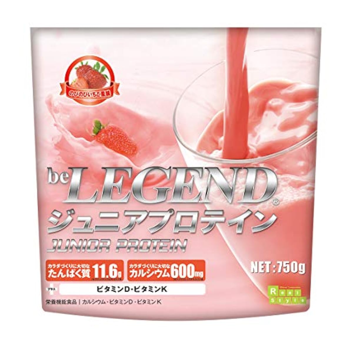 (칼슘 배출량 1끼당 600mg)비 레전드 주니어 단백질 딸기맛 750g