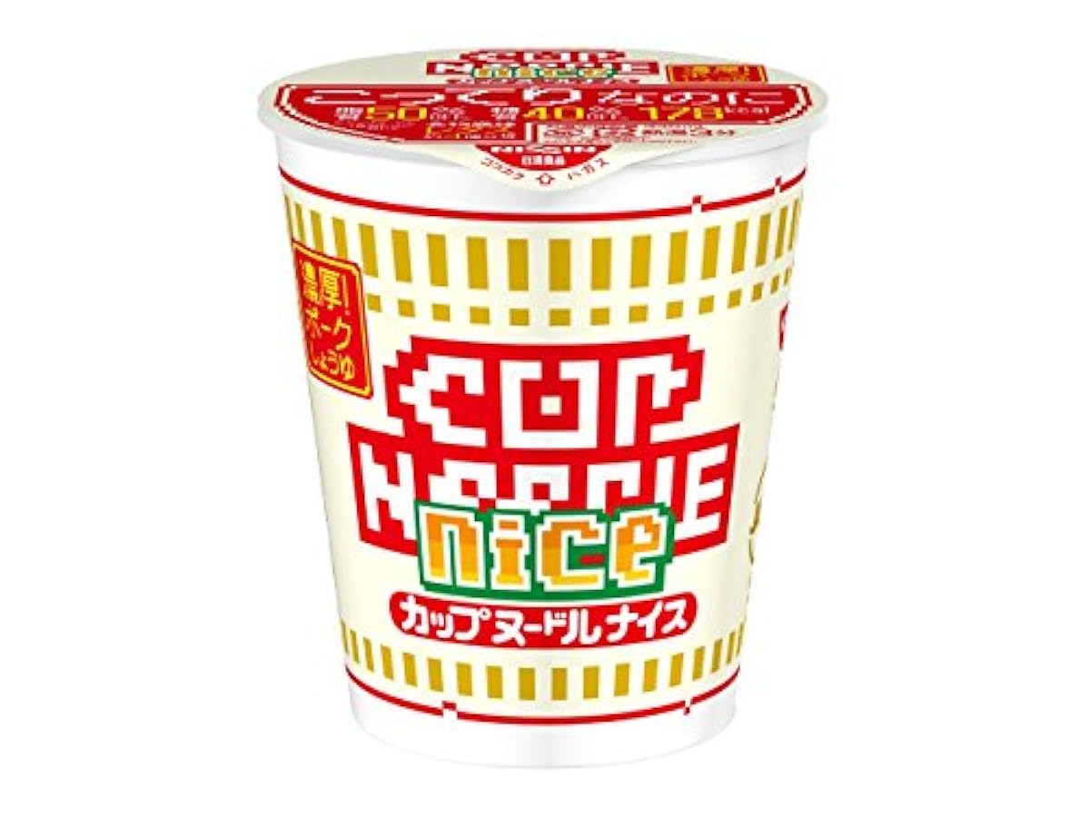 컵 누들 나이스 농후! 포크 간장 58g×12개- (2017-04-10)