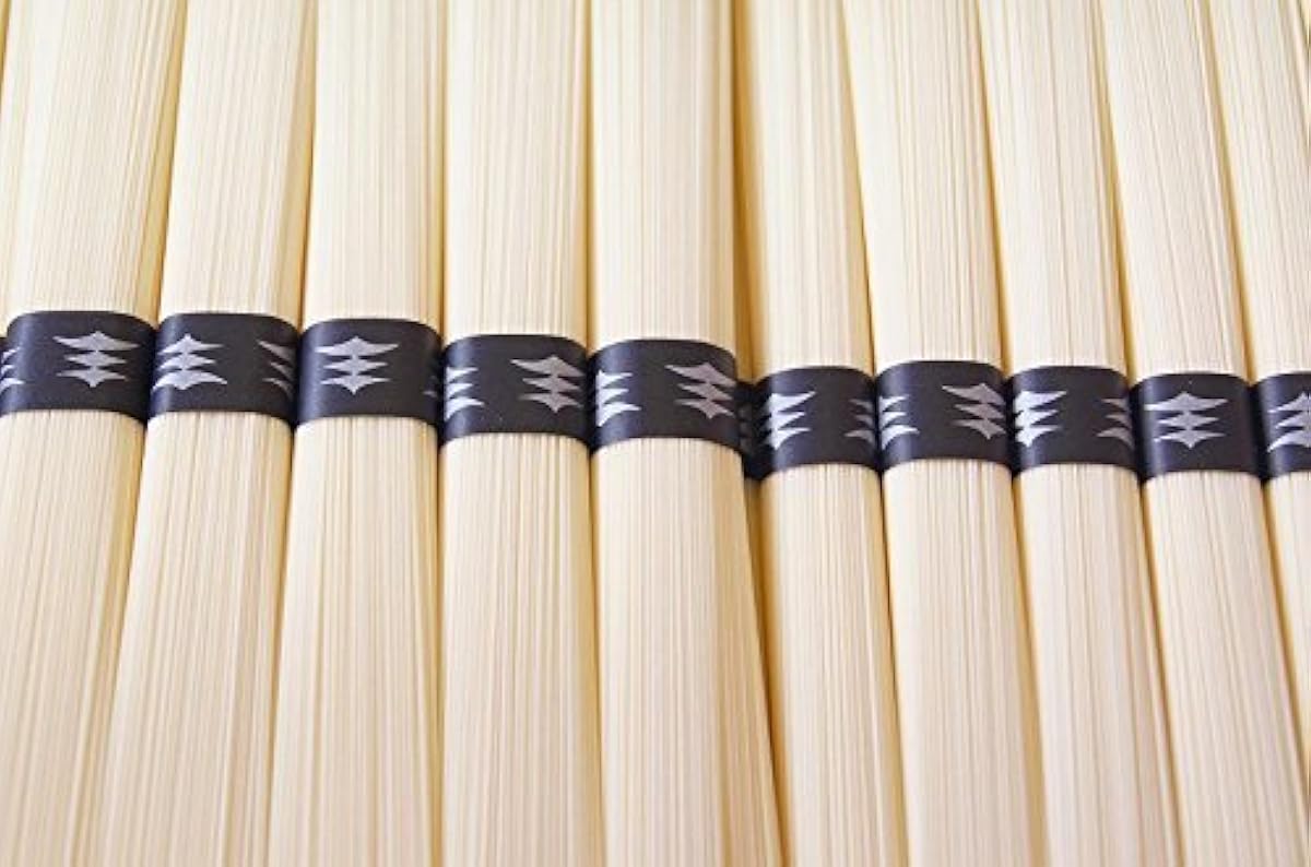 수연소면 중간 굵기흑 은대명주 피부의 귀부인초 극상 고물(꽈배기 물건)40g×40 속간이 상자