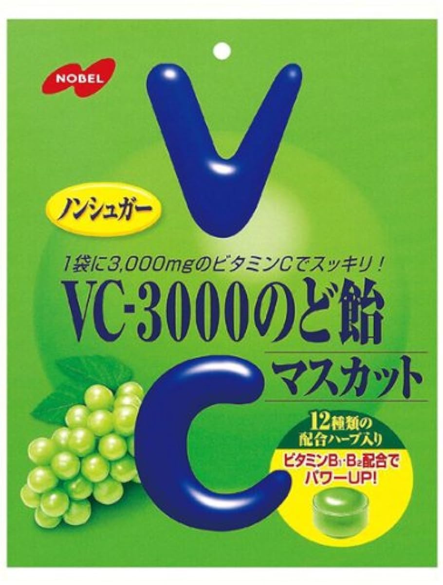 노벨 VC-3000목캔디 머스컷 90g×6개-