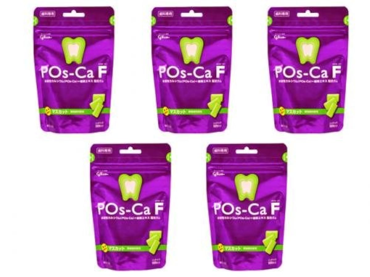 구내환경을 정돈하는 껌 치과 전용 포스카・EFF(POs-Ca F)파우치타입 타입 100g/머스컷 5 포세트-POs-Ca F