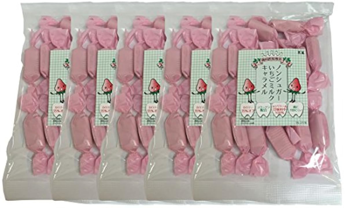 P.D.R.non슈가 딸기 밀크 캐러멜 100g (약17알) 치과의원 전매-55-2778