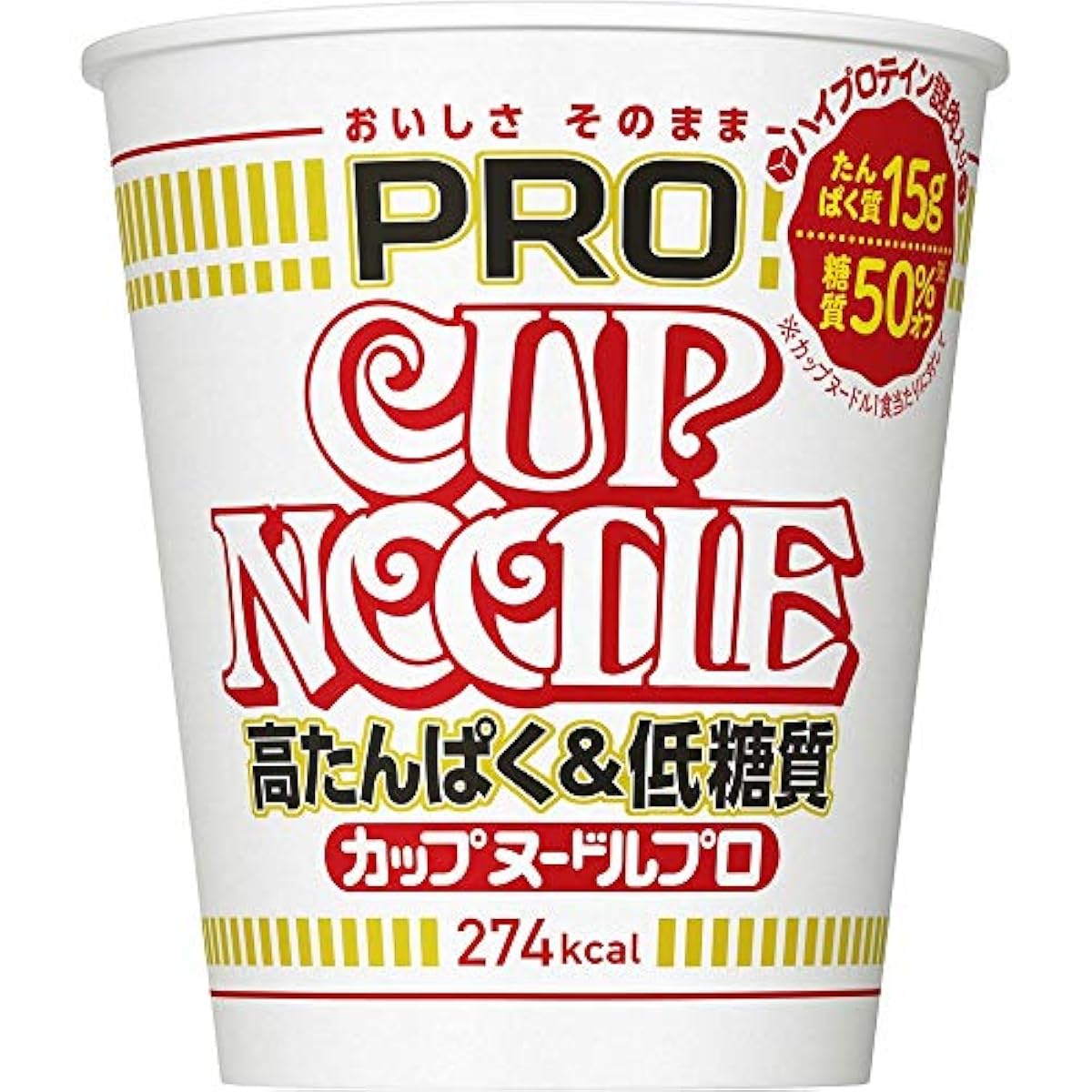닛신 컵 누들 PRO 고담백 amp;저 당질 74g ×12개