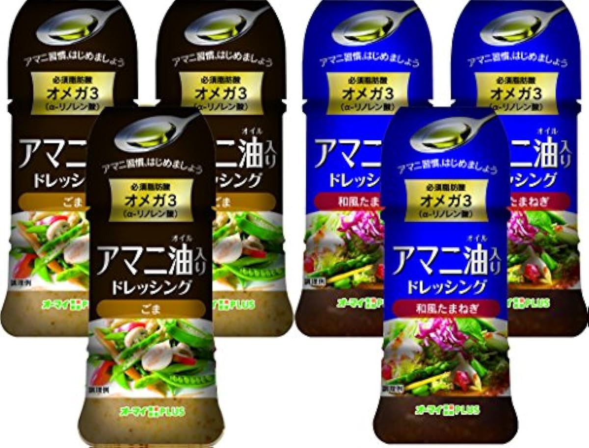 일본 제분 아마츄어니유 들어감 드레싱(일본풍 타마 파3개,참깨3개) 실속있는 6식분-