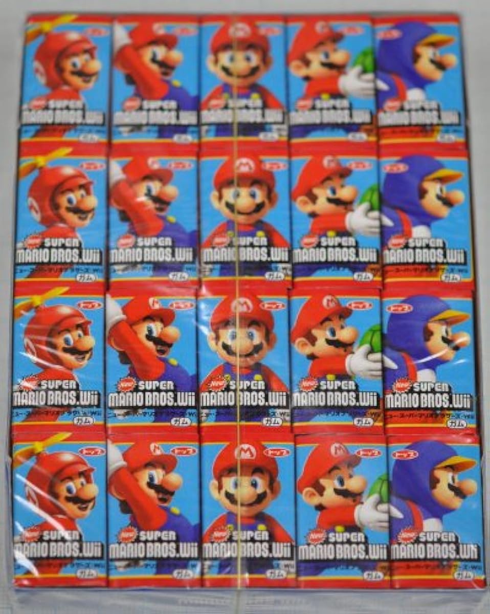 톱 제과 SUPER MARIO BROS.Wii 껌 (1상자는 55개+당첨되어 분5개)-