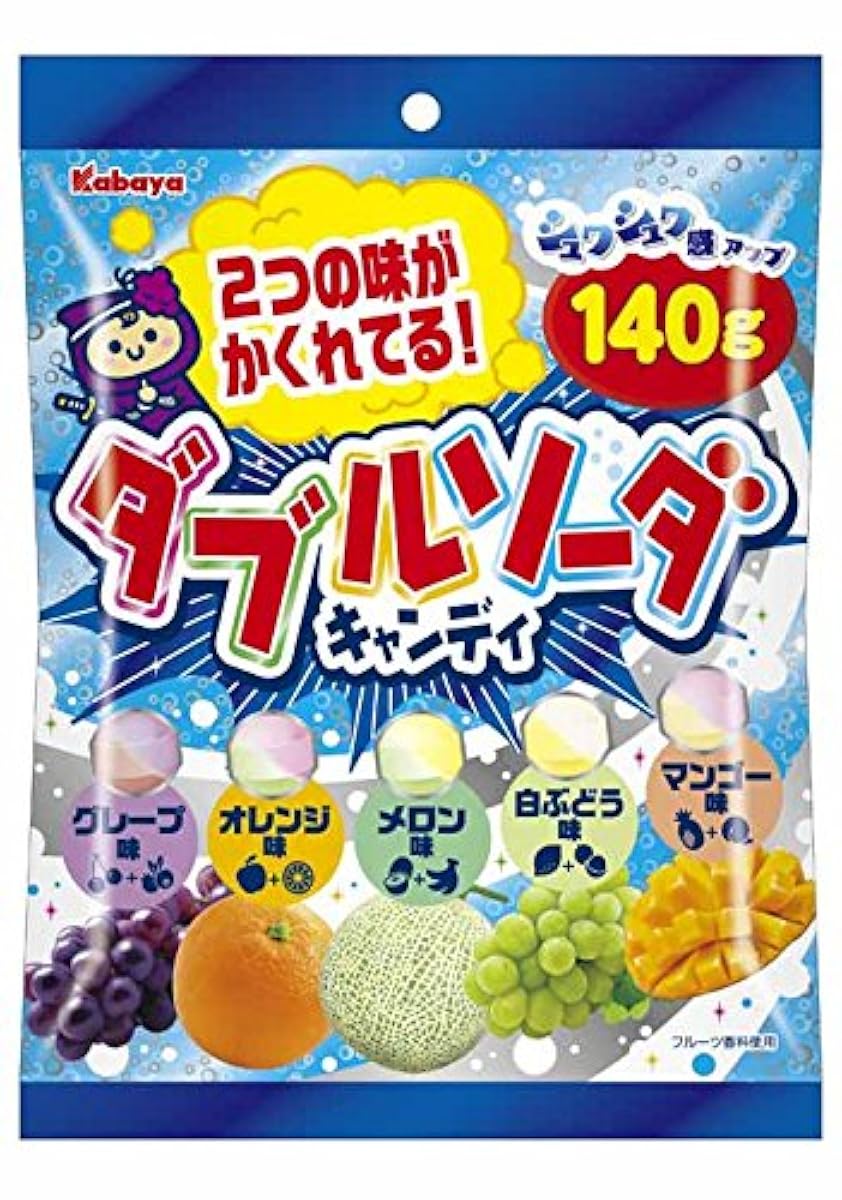 카바야 더블 소다 캔디 140g×10 포- (2017-03-30)