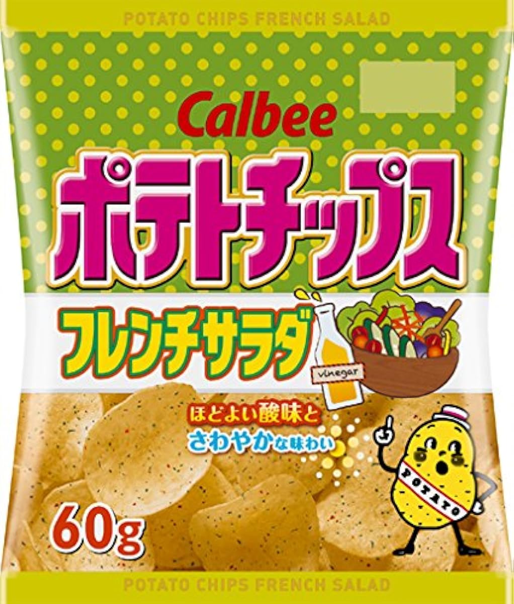 Calbee 포테이토 칩 프렌치 샐러드60g×12 포-