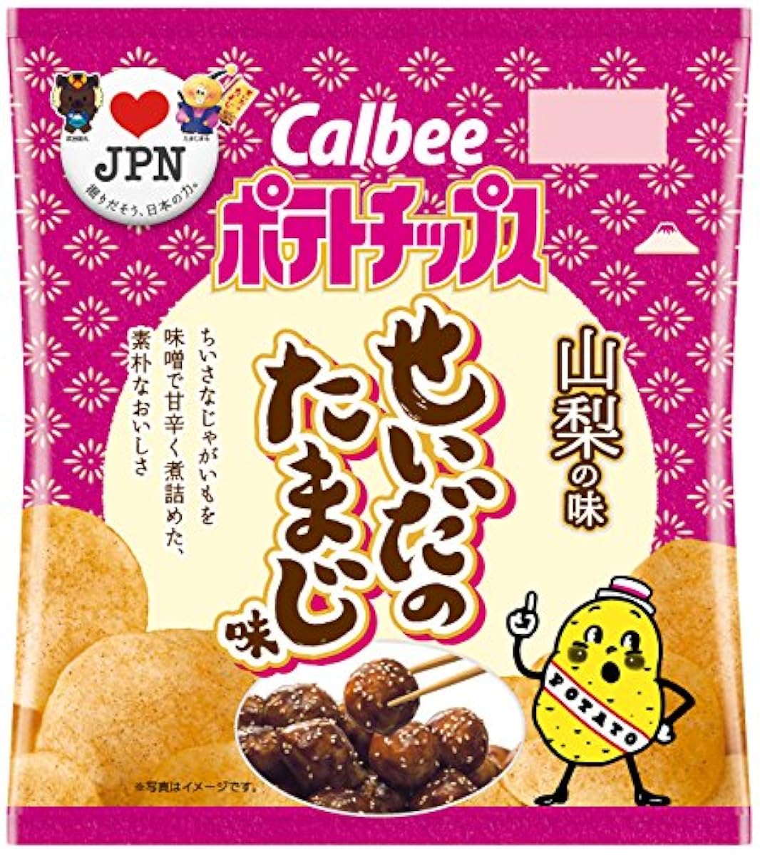 Calbee 포테이토 칩 탓인 것 타마 해 맛 (야마나시현) 55g×12 포- (2018-02-19)