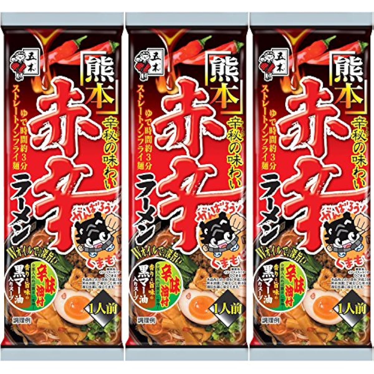 이츠키식품 쿠마모토적 신라면 114g×3 포- (2018-02-13)