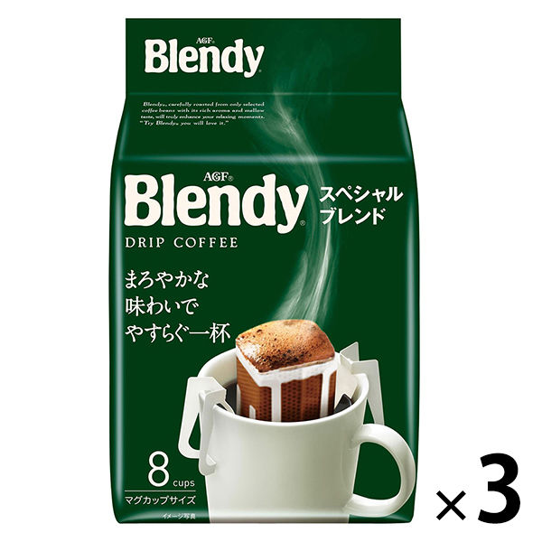 (drip 커피)아지노모토AGF 부렌디 레귤러・커피 drip 팩 스페셜 블렌드 1세트(24 포:8대입×3팩)