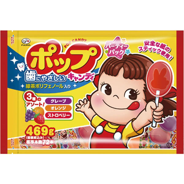 (Fujiya) POP 캔디 파티 팩 469g 1봉지(약72개)