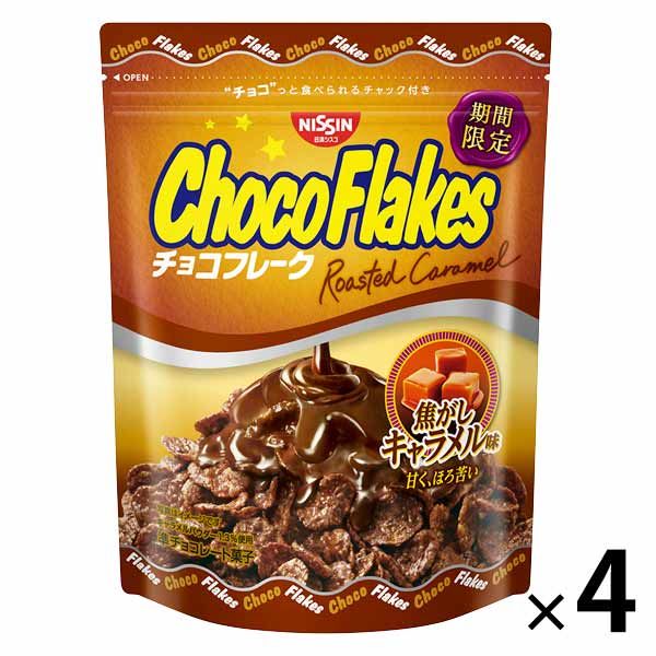닛신시스코 초콜릿 후레이크 태워 캐러멜 맛 4 포