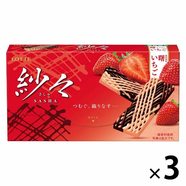 롯데 사샤 lt;서딸기 gt; 3개