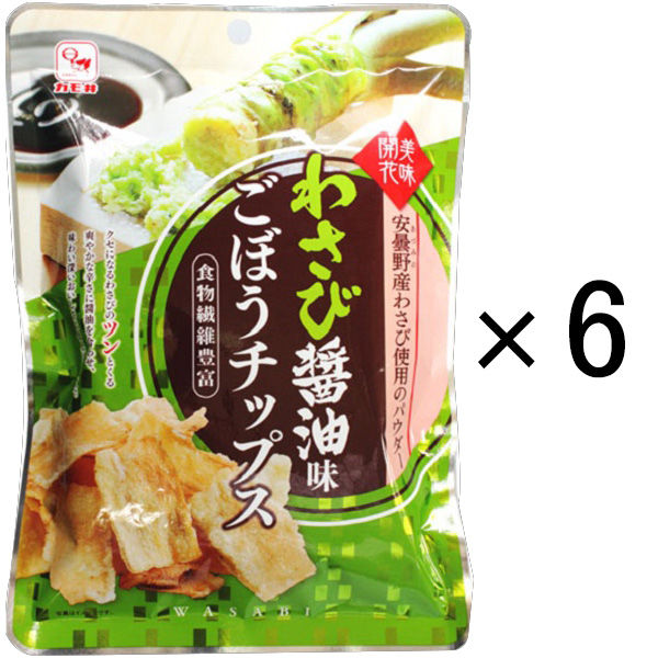 카모정 식품 고추냉이 간장 맛 # 것인 칩스 1세트(6 포)