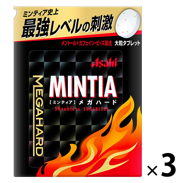 MINTIA(민티아) 메가 하드 1세트(3개입) 아사히 그룹 식품