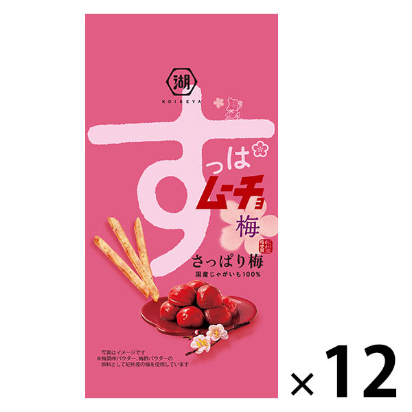 고이개 자(코이케야)슬림 백 스틱 슷파무쵸 산뜻하게 우메보시맛 1상자(12대입)