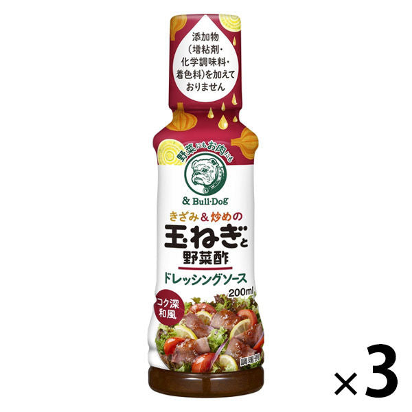 불독 양파와 야채초 드레싱 소스200ml 3개