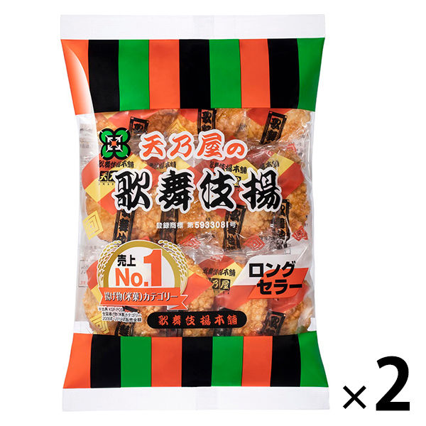 아마노야 가부키아게 간장맛 센베이 11개입×2