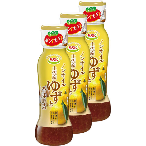 SSK foods 논오일 토사산 유자와 향기 맛 야채 160ml 3개