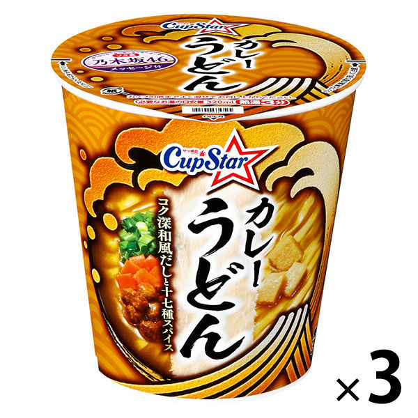 (클라란스SALE)Sanyo식품 삿포로 이치방 컵 스타 카레 우동 3개
