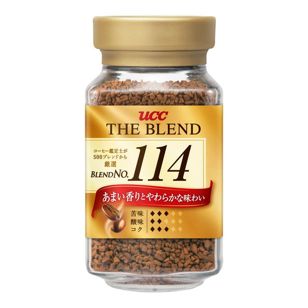 (인스턴트 커피)UCC우에시마 커피 더・블렌드114 병 1개(90g)(병)