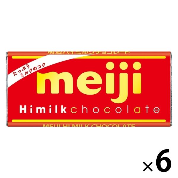 메이지 하이 밀크 초콜릿 6매