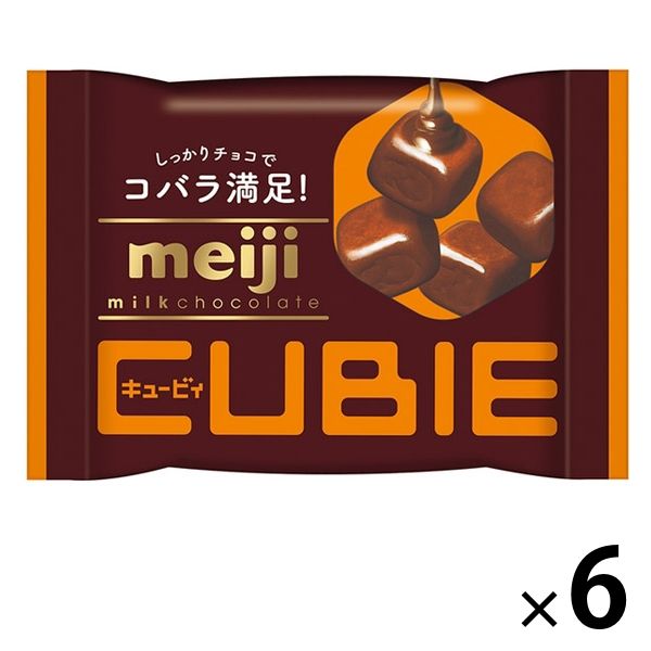 메이지 밀크 초콜릿CUBIE(큐비) 6 포