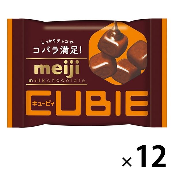 메이지 밀크 초콜릿CUBIE(큐비) 12 포