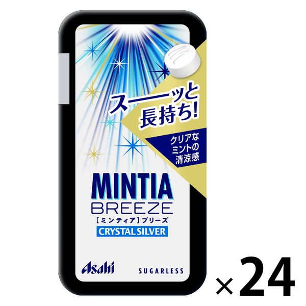 MINTIA(민티아)브리즈 크리스탈 실버 1세트(24개) 아사히 그룹 식품 무료 우송