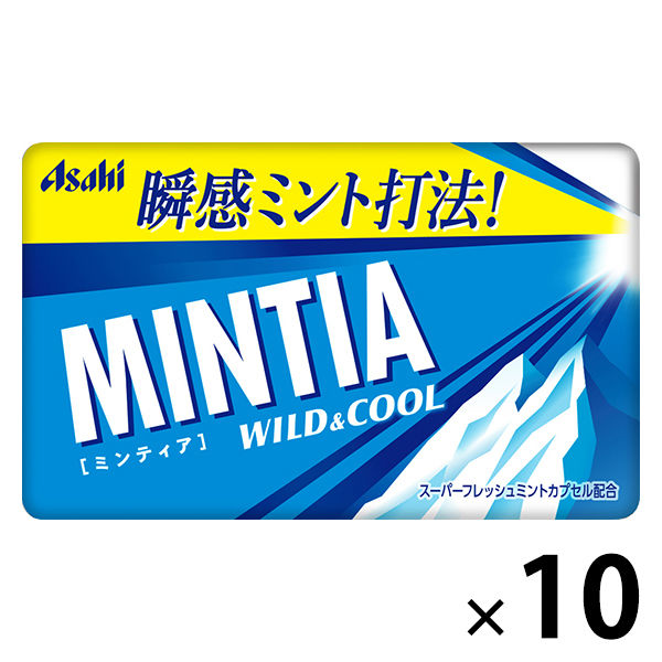 (SALE)MINTIA(민티아) 와일드 amp;쿨 1상자(10개입) 아사히 그룹 식품