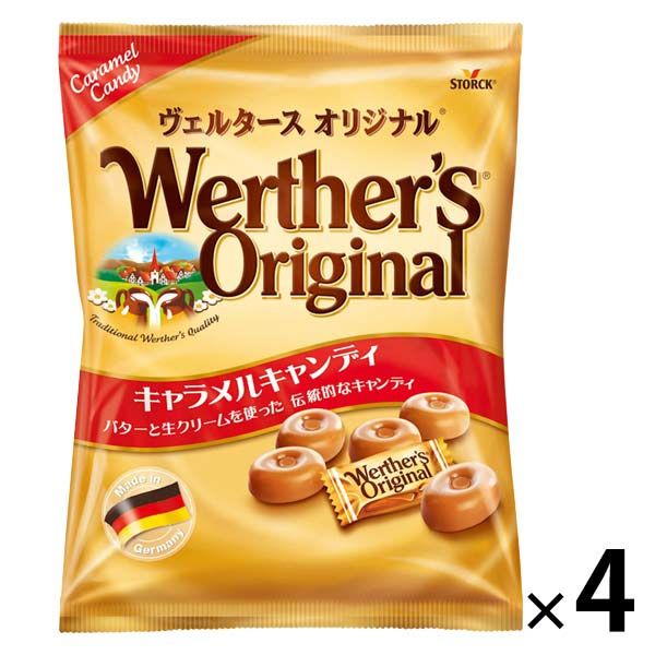 모리나가 베르다스오리지나루 캐러멜 캔디 80g 1세트(4 포)