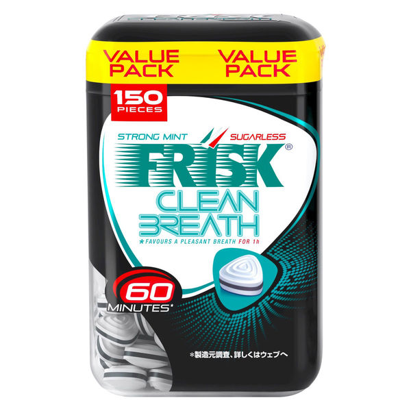 FRISK (프리스쿠) 클린 breath 보틀 스트 롱 민트 150g 1개 클라시에(clasie) foods