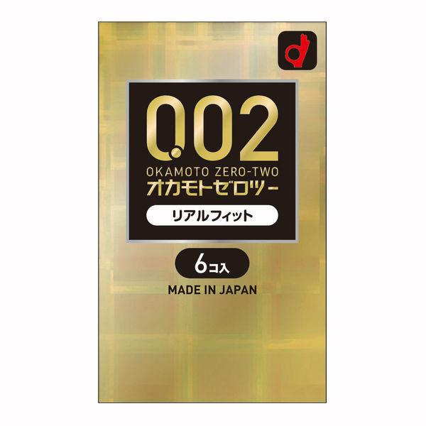 오카모토 콘돔 제로제로투 0.02밀리 리얼 피트 6개입