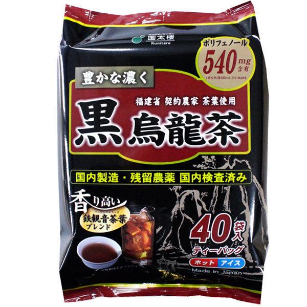 국태누풍일까 진하게 흑우롱차 티 백 1봉지(40백입)