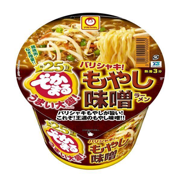 마루짱 데카마루 바리샤키 숙주 미소라면 컵라면 161g ×3