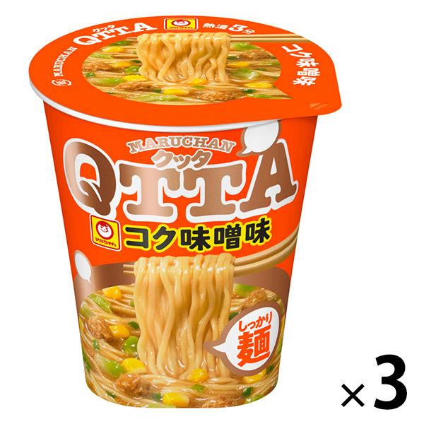 마루짱 MARUCHAN QTTA(굿타) 고쿠된장 맛 87g 3 개토요 컵 면