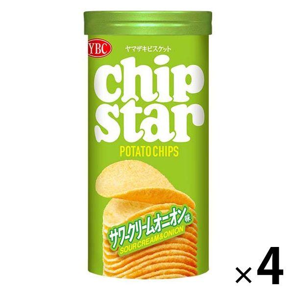자마자키비스켓토 칩스타Ssour 사워크림 양파맛 4개 포테이토 칩 스낵 과자