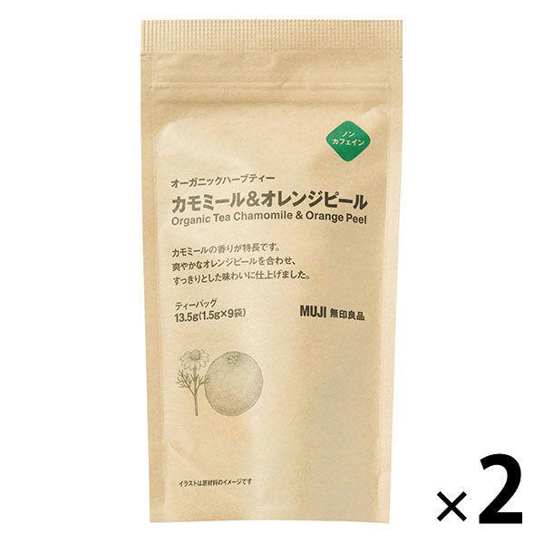 무인 양품 오거닉 허브 티 카모마일 amp;오렌지 pea루 13.5g(1.5g×9백) 2 포우량품 계획