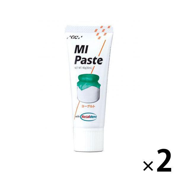 치과의원 취급품 MIPaste 요구르트 40g 1세트(2개) G.C(GC) 치약