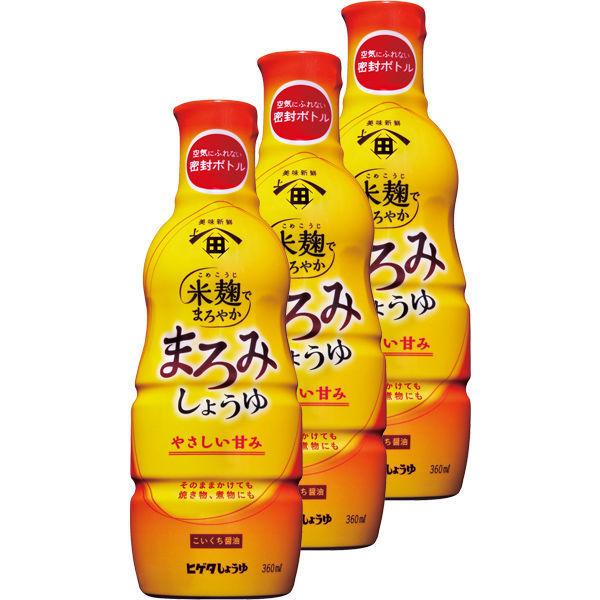 히게다 미국에 둥글 마로미 간장 360ml 3개