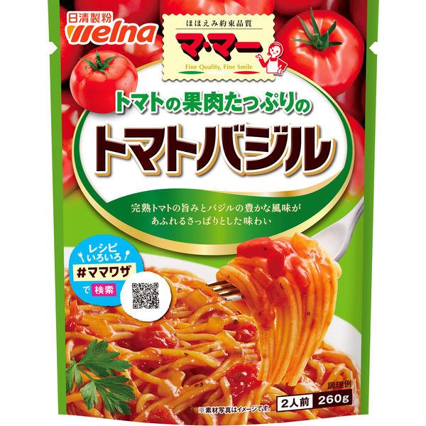 닛신 foods 마마 토마토의 과육 듬뿍 토마토 바질 2남의 앞 (260g) ×1개