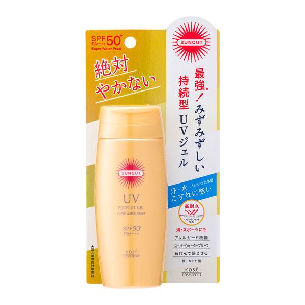 산 컷 퍼팩트UV젤 SPF50+・PA++++ 100g 한층 한층 히알루론산 자외선 차단제 코세 코스메틱 포토