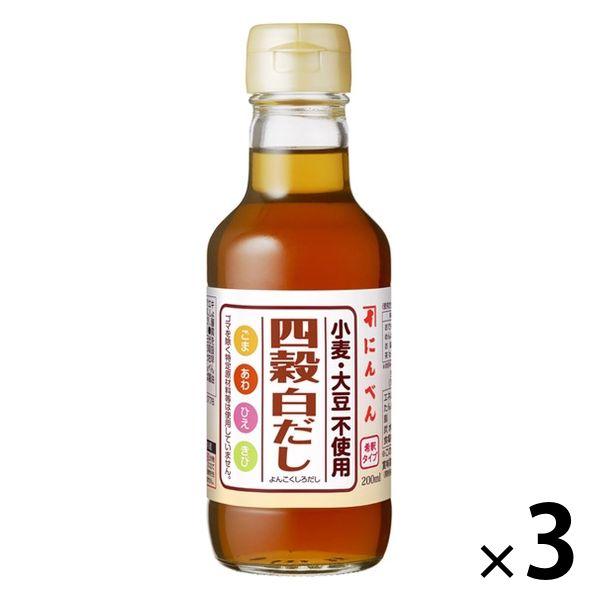 에지 않겠 #지 않겠 4 곡맑은육수 200ml (밀・대두 불사용/글루텐 프리) 3개