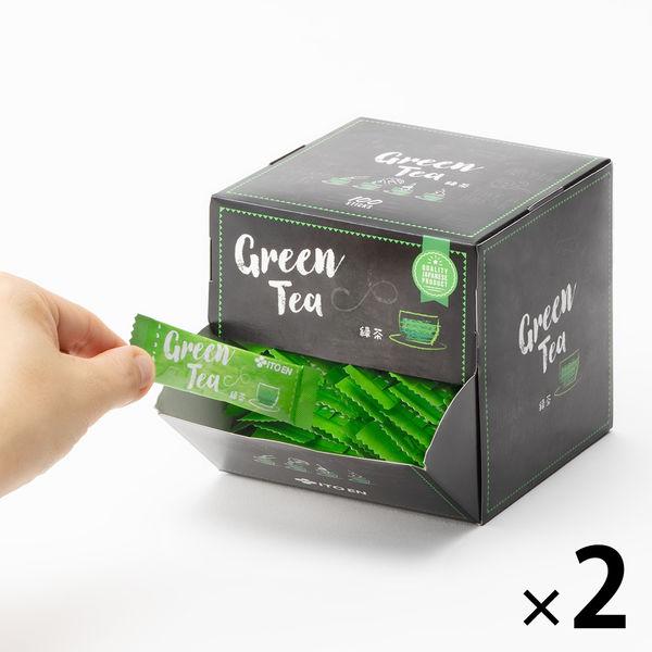 이토엔 CafeCube(카페 큐브) 인스턴트 녹차 1 세트(200개:100개 입×2상자) 오리지널