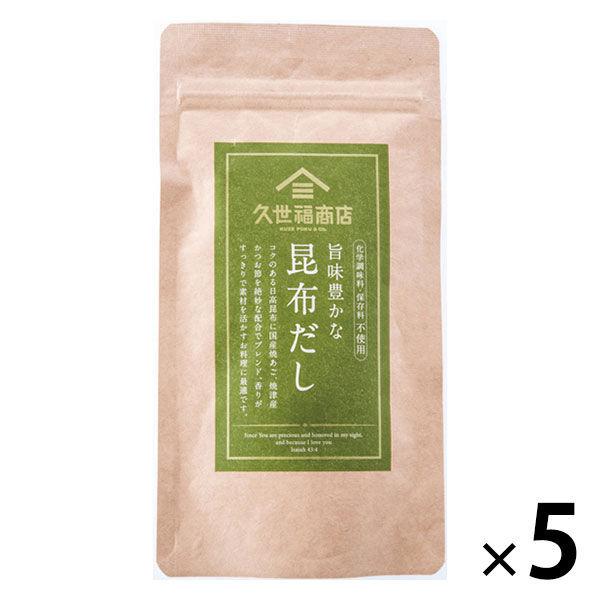(5 개세트)구세복 상점 좋은 맛 풍부한 다시마 육수 40g(8g×5봉지입)