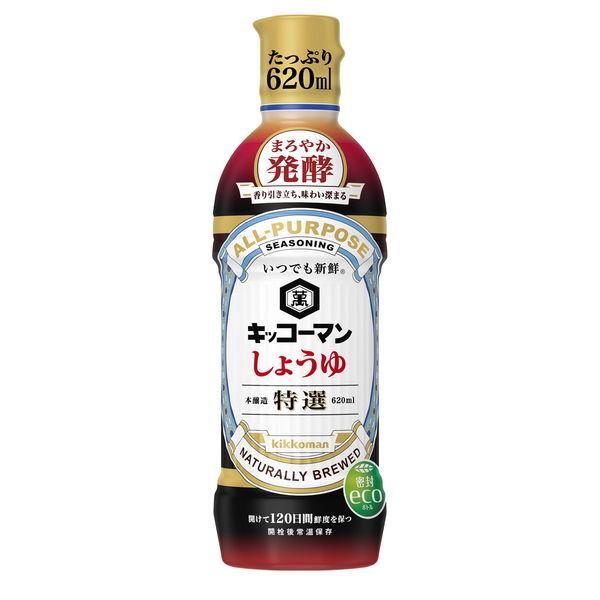 기꼬만 식품 언제라도 신선 특선 간장 둥글 발효 620ml 1개 간장