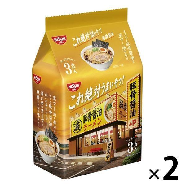 닛신식품 닛신 이것 절대 맛있은 녀석! 돈코츠 간장 3 식팩 2개