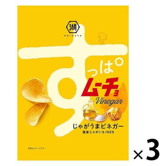 고이개 자(코이케야) 슷파무쵸 칩스 산뜻하게 식초 맛 1세트(3 포)
